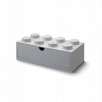 Ящик для хранения LEGO DESK 8 серый