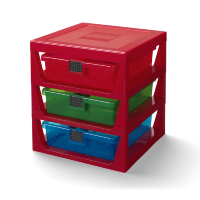 Система хранения 3-DRAWER STORAGE RACK красный Lego