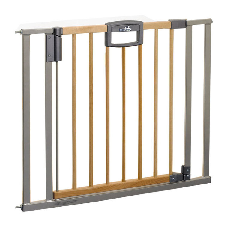 Ворота безопасности Geuther Easy Lock Wood 80,5-88,5 (120,5) см