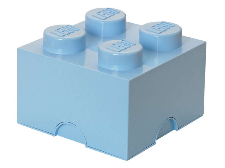Ящик для хранения 4 голубой , Lego