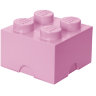 Ящик для хранения 4 нежно-розовый, Lego