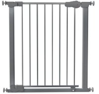 Ворота безопасности 73.5 - 122,5 см Safe & Care Черно-серые без доводчика