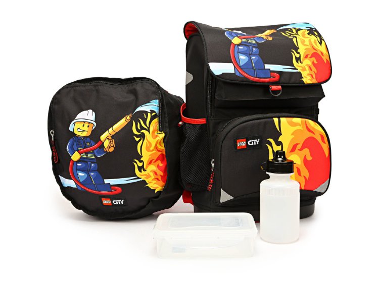 Рюкзак с сумкой для обуви City Fire Optimo 23 л, Lego