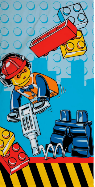 Полотенце CITY CONSTRUCTION, Lego