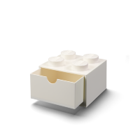 Ящик для хранения LEGO DESK 4 белый