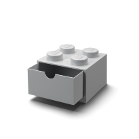 Ящик для хранения LEGO DESK 4 серый