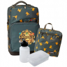 20213-2204 Рюкзак LEGO Optimo NINJAGO Team Golden, сумка для обуви, ланчбокс и бутылочка