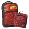 20214-2202 Рюкзак  LEGO MAXI NINJAGO, Red, сумка для обуви,ланчбокс и бутылочка