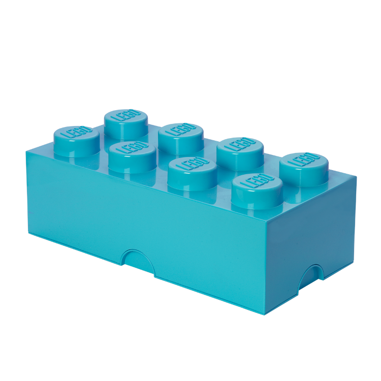 Ящик для хранения ярко-бирюзовый, Lego 8