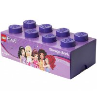Ящик для хранения 8 Friends лиловый, Lego