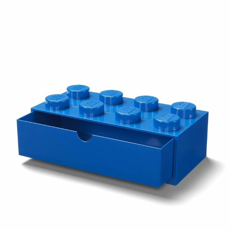 Ящик для хранения LEGO DESK 8 синий