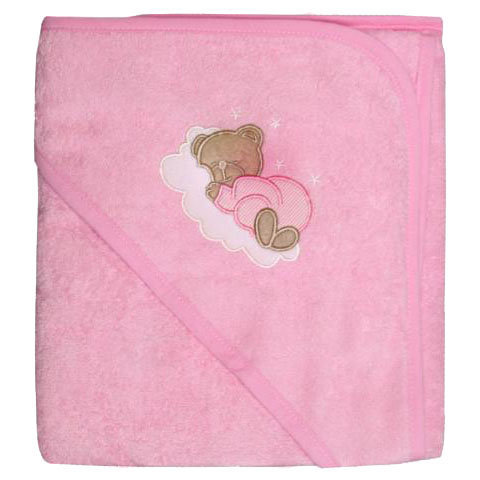 Уголок-полотенце после купания Sevi baby Розовый