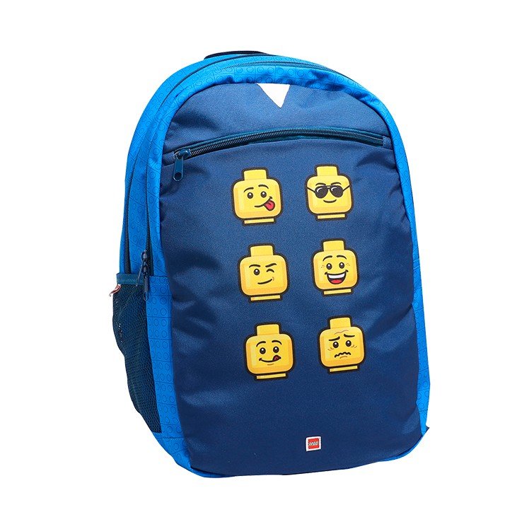 Рюкзак школьный 30л LEGO "FACES" Blue