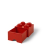 Ящик для хранения 4 выдвижной Красный, Lego