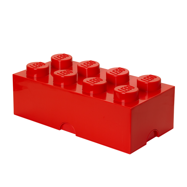 Ящик для хранения 8 красный, Lego 