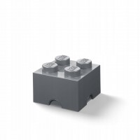 Ящик для хранения 4 темно-серый, Lego